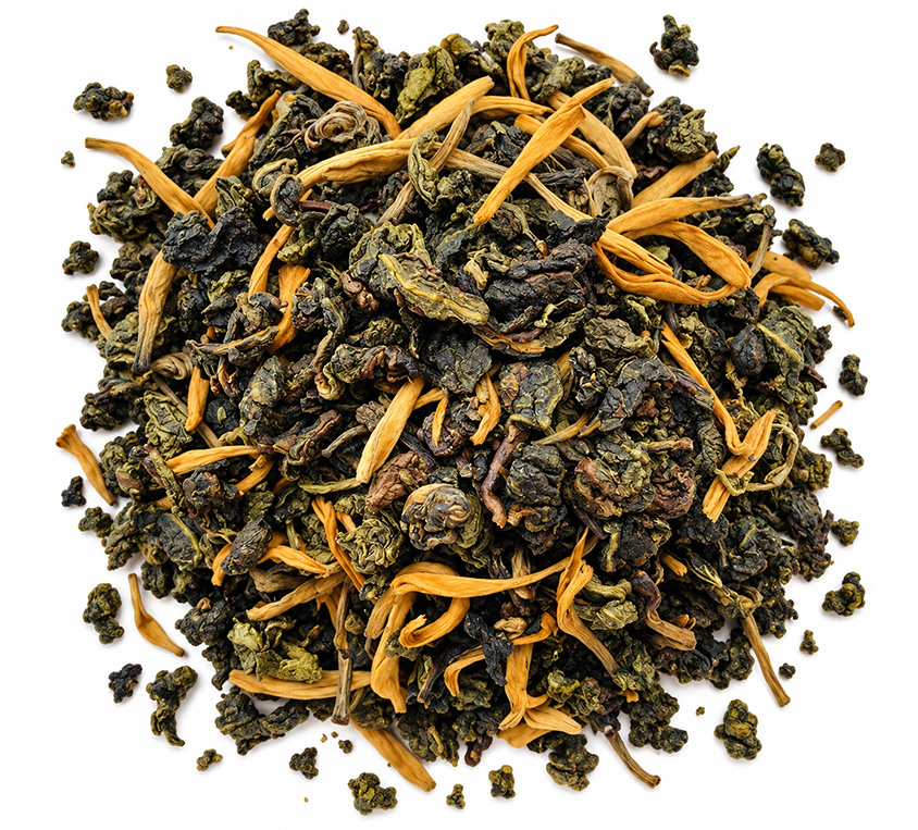 Golden Milk Oolong Leo Tea – liściasta herbata oolong z pączkami Golden Tips, aromatem śmietankowym i naturalnym aromatem wanilii